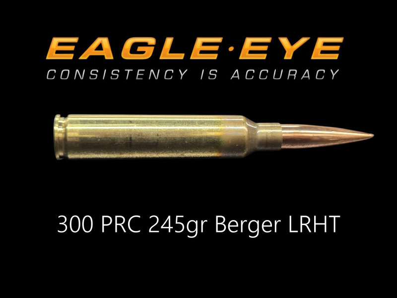 Eagle Eye 300 PRC 245gr Berger LRHT precision match ammunition