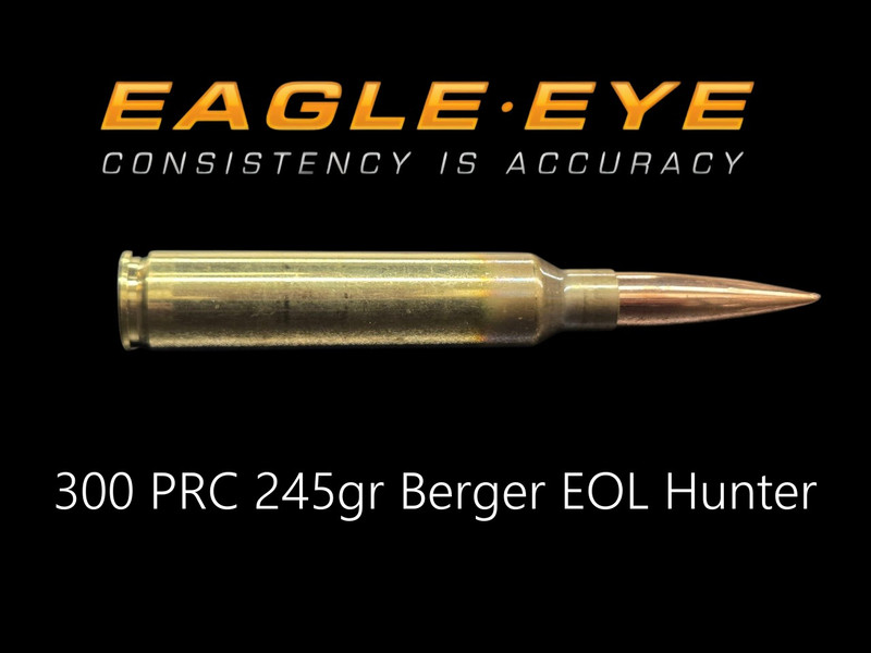 Eagle Eye 300 PRC 245gr Berger EOL Hunter hunting ammunition