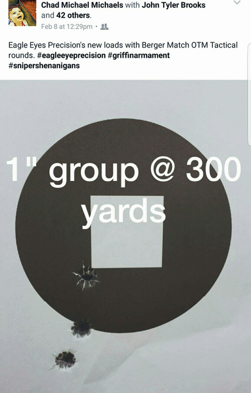 1/3 MOA @ 300 Yards with our new Gen 2 308 Win 175gr OTM 1/3 MOA @ 300 Yards with our new Gen 2 308 Win 175gr OTM