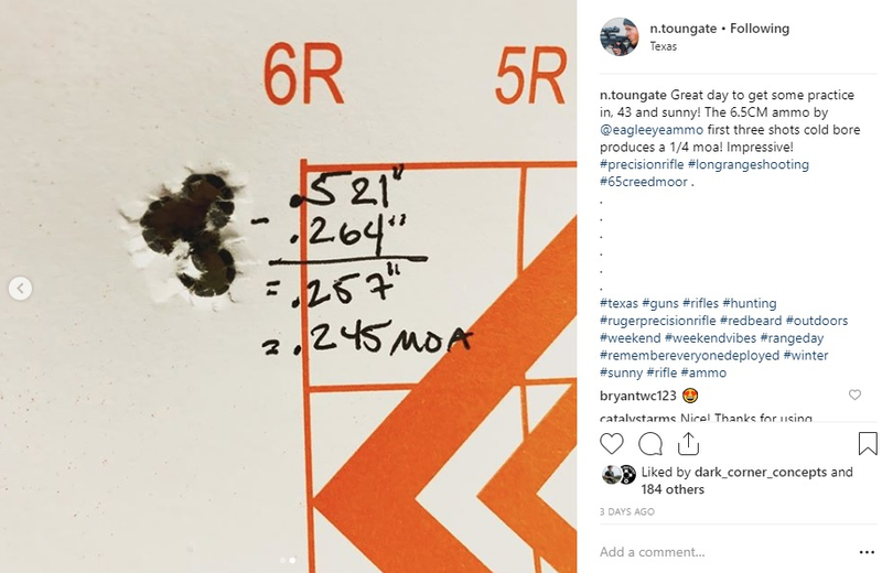 6.5 Creedmoor Cold Bore Shooting