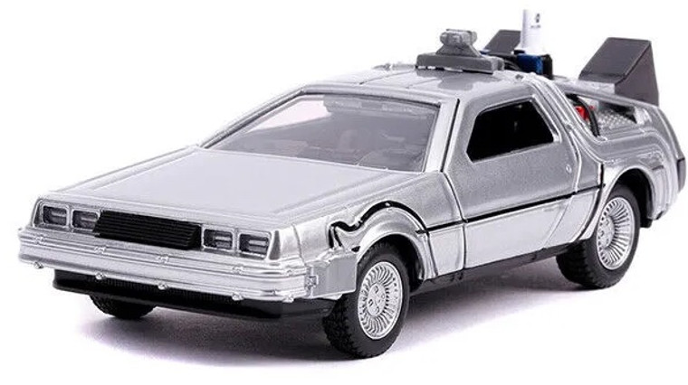 Back To The Future Part II 1982 DeLorean DMC 12 Time Machine 1:32 Scale Die-Cast Model