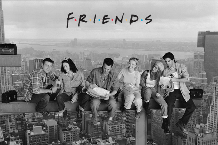 Friends Lunch Atop A Skyscraper Tribute Poster 61x91cm