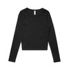 wo's-organic-rib-l/s-tee-black