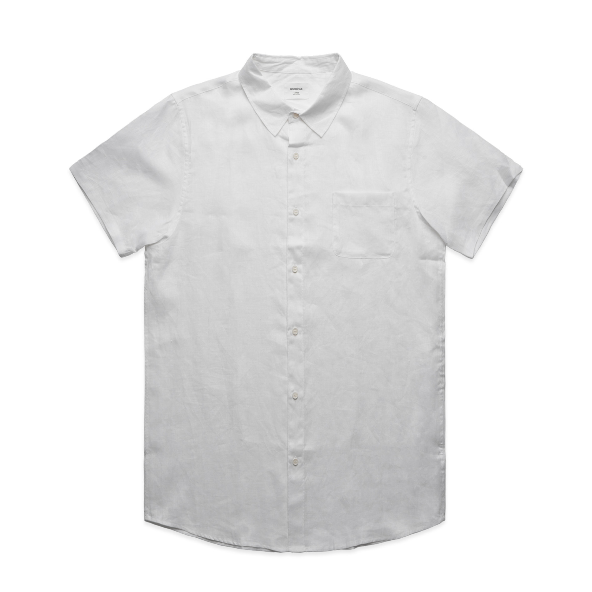 Mens Linen S/S Shirt - 5420 - AS Colour AU