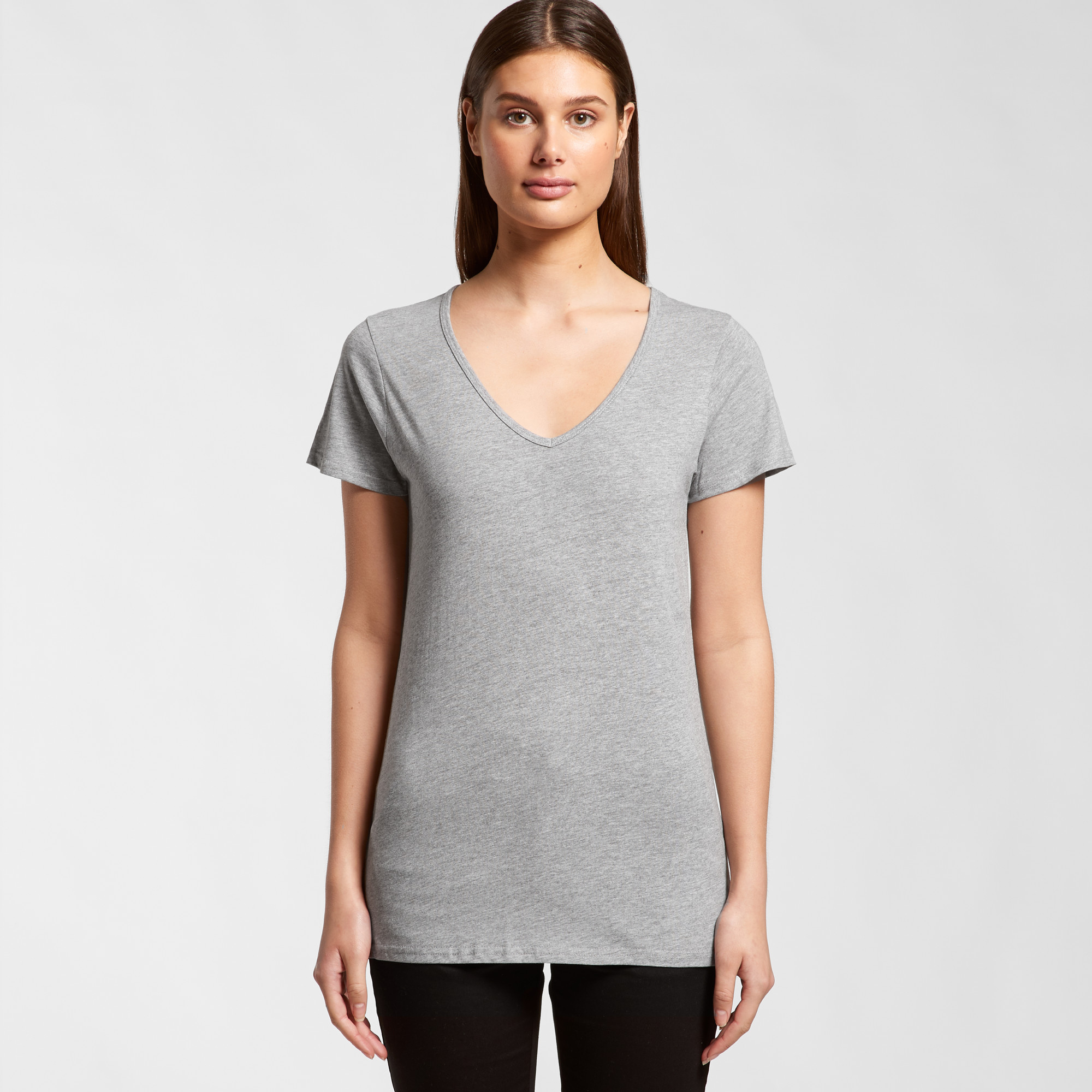 4010 Bevel V-Neck Tee | T-Shirts | Women | AS Colour