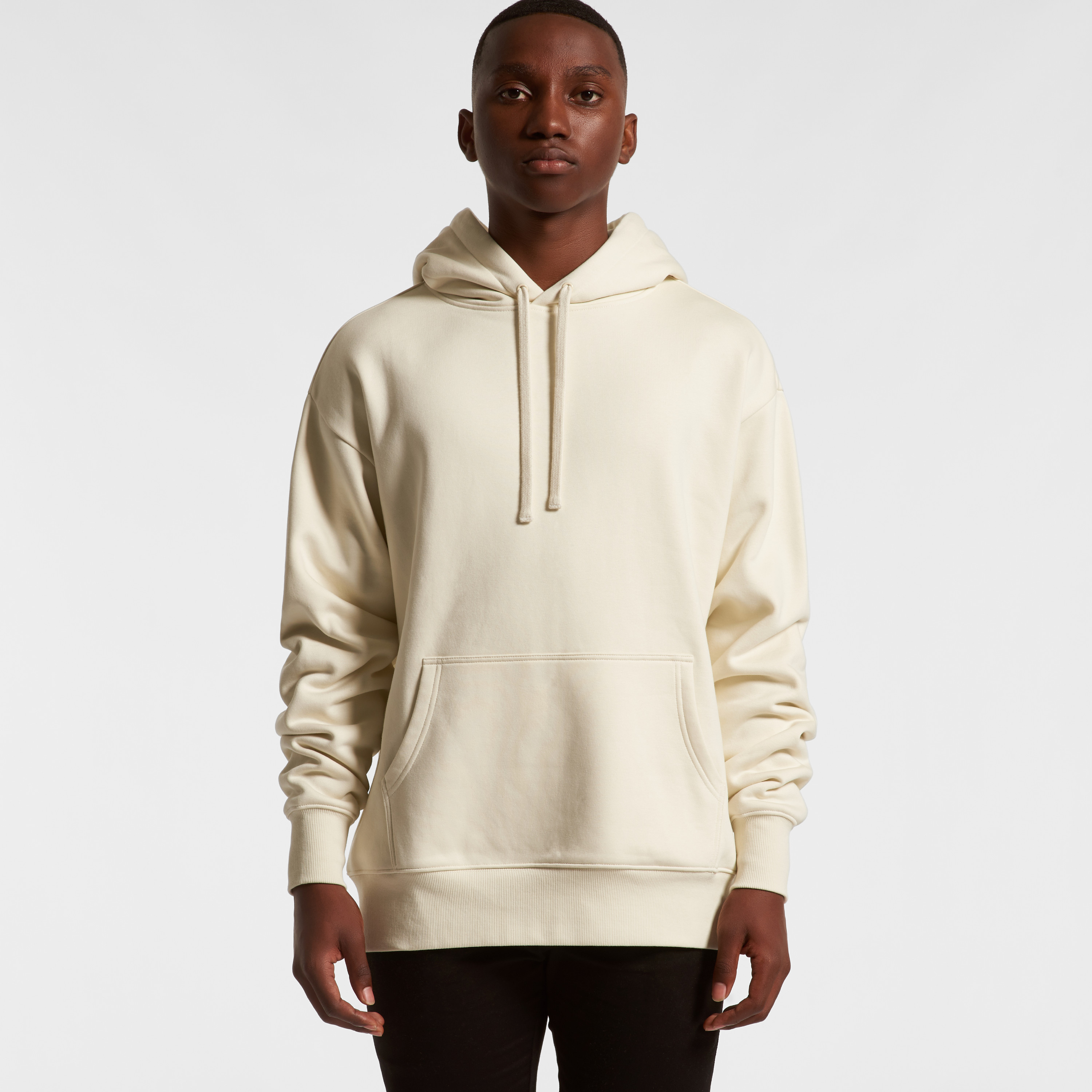 Bone Tall Thick Hem Super Oversized Hoodie