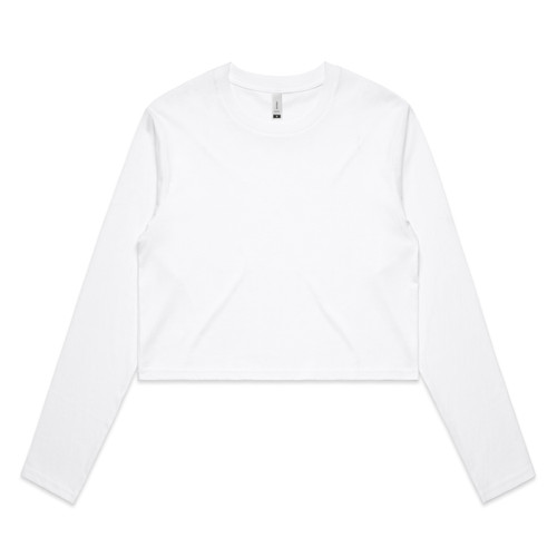 wo's-crop-l/s-tee-front