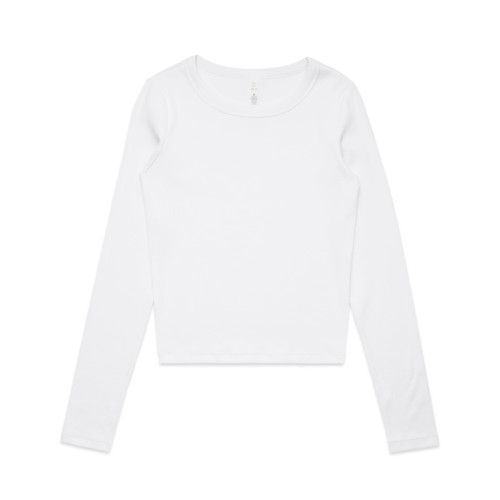 wo's-organic-rib-l/s-tee-white