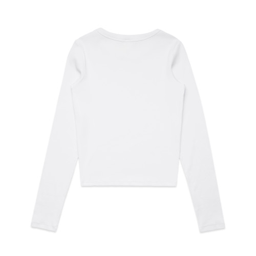 wo's-organic-rib-l/s-tee-white-back