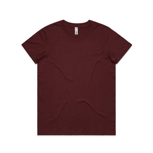 wo's-basic-tee-burgundy