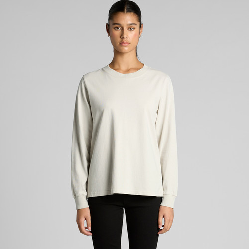 Wo's Heavy Faded L/S Tee | 4083