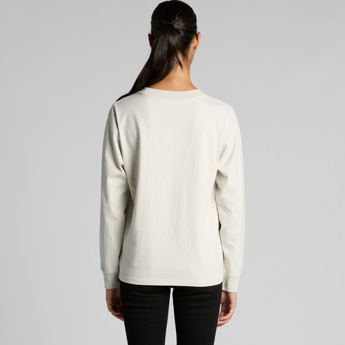 Wo's Heavy Faded L/S Tee | 4083