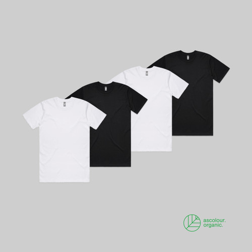Mixed Organic Tee Bundle | 4 Pack
