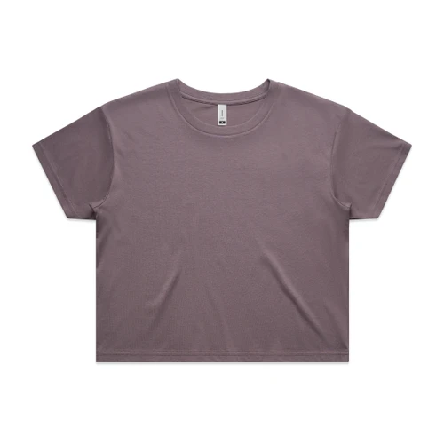 Wo's Faded Crop Tee | 4062FS