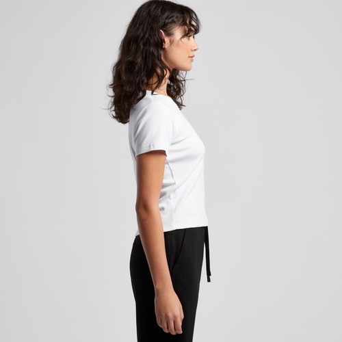 Wo's Organic Rib Baby Tee | 4074