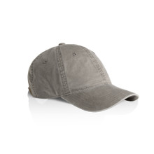 Access Faded Cap – Baseball Caps – AS Colour – available in FADED BLACK, FADED BONE, FADED GREY – thumbnail 8 of 15
