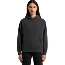 Wo's Relax Faded Hood – Hoodies – AS Colour – available in FADED BLACK, FADED BONE, FADED GREY – thumbnail 13 of 14