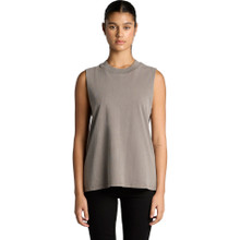 Wo's Heavy Faded Tank – T Shirts – AS Colour – available in FADED BLACK, FADED BONE, FADED GREY – thumbnail 11 of 12