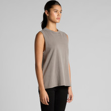 Wo's Heavy Faded Tank – T Shirts – AS Colour – available in FADED BLACK, FADED BONE, FADED GREY – thumbnail 8 of 12