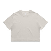 Wo's Heavy Faded Crop Tee – T Shirts – AS Colour – available in FADED BLACK, FADED BONE, FADED BROWN, FADED ECRU and 5 more – thumbnail 3 of 26