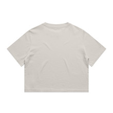 Wo's Heavy Faded Crop Tee – T Shirts – AS Colour – available in FADED BLACK, FADED BONE, FADED GREY – thumbnail 4 of 24