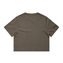 Wo's Heavy Faded Crop Tee – T Shirts – AS Colour – available in FADED BLACK, FADED BONE, FADED BROWN, FADED ECRU and 5 more – thumbnail 6 of 26