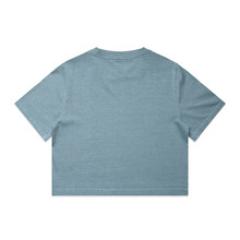 Wo's Heavy Faded Crop Tee – T Shirts – AS Colour – available in FADED BLACK, FADED BONE, FADED GREY – thumbnail 8 of 24