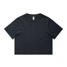 Wo's Heavy Faded Crop Tee – T Shirts – AS Colour – available in FADED BLACK, FADED BONE, FADED BROWN, FADED ECRU and 5 more – thumbnail 13 of 26