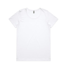 Wo's Maple Scoop Tee – T Shirts – AS Colour – available in BLACK, WHITE – thumbnail 5 of 10
