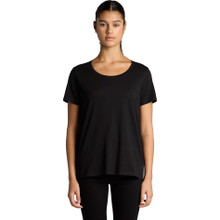 Wo's Maple Scoop Tee – T Shirts – AS Colour – available in BLACK, WHITE – thumbnail 9 of 10