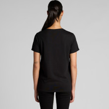 Wo's Maple Scoop Tee – T Shirts – AS Colour – available in BLACK, WHITE – thumbnail 8 of 10