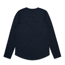 Wo's Maple Curve L/S Tee – T Shirts – AS Colour – available in BLACK, BONE, NAVY, WHITE – thumbnail 8 of 16