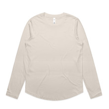 Wo's Maple Curve L/S Tee – T Shirts – AS Colour – available in BLACK, BONE, NAVY, WHITE – thumbnail 3 of 16