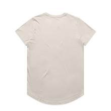 Wo's Maple Curve Tee – T Shirts – AS Colour – available in BLACK, BONE, NAVY, WHITE – thumbnail 4 of 16