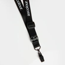ASC Lanyard – Lanyards – AS Colour – available in BLACK – thumbnail 2 of 5