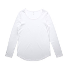 Wo's Mali L/S Tee – T Shirts – AS Colour – available in BLACK, WHITE – thumbnail 5 of 10