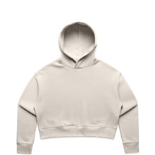 Wo's Relax Crop Hood – Hoodies – AS Colour – available in BLACK, BONE – thumbnail 7 of 10