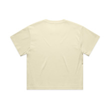 Wo's Martina Crop Tee – T Shirts – AS Colour – available in BLACK, BUTTER, ORCHID, WHITE – thumbnail 4 of 14