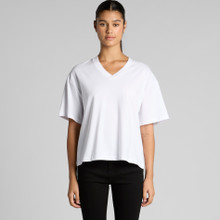Wo's Martina V Neck Tee – T Shirts – AS Colour – available in BLACK, WHITE – thumbnail 10 of 10