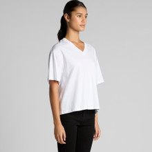 Wo's Martina V Neck Tee – T Shirts – AS Colour – available in BLACK, WHITE – thumbnail 4 of 10