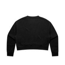 Wo's Relax Crop Crew – Pullovers – AS Colour – available in BLACK, BONE – thumbnail 2 of 10