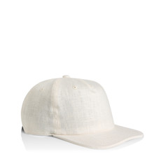Class Linen Cap – Baseball Caps – AS Colour – available in BLACK, NATURAL – thumbnail 8 of 10