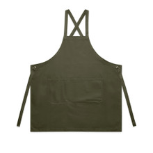 Carrie Apron – Aprons – AS Colour – available in ARMY, BLACK, NAVY, WALNUT – thumbnail 1 of 16