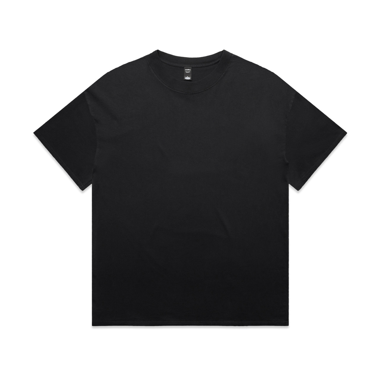 Heavy Faded Minus Tee [5cm] - Faded Black