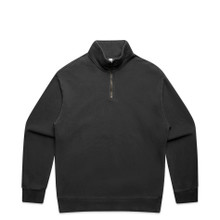 Relax Faded Half Zip – Pullovers – AS Colour – available in FADED BLACK, FADED GREY – thumbnail 7 of 10