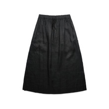 Wo's Linen Skirt – Skirts – AS Colour – available in BLACK, NATURAL – thumbnail 1 of 7