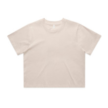 Wo's Classic Crop Tee – T Shirts – AS Colour – available in BLACK, BONE, ECRU, NAVY and 2 more – thumbnail 3 of 20