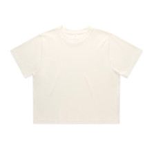 Wo's Classic Crop Tee – T Shirts – AS Colour – available in BLACK, BONE, ECRU, NAVY and 2 more – thumbnail 5 of 20