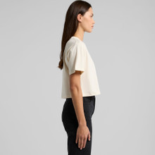 Wo's Classic Crop Tee – T Shirts – AS Colour – available in BLACK, BONE, NAVY, ORCHID and 1 more – thumbnail 11 of 18