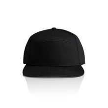 Stock 7-Panel Cap – Baseball Caps – AS Colour – available in BLACK, BONE, MIDNIGHT BLUE, WALNUT – thumbnail 1 of 16
